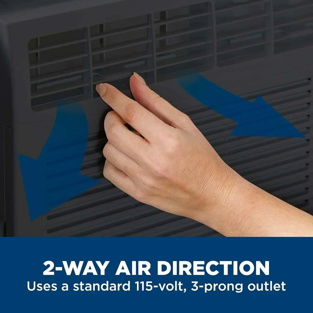 GE Window Air Conditioner Unit 6,000 BTU for Small Rooms up to 250 sq ft. with Adjustable Fan