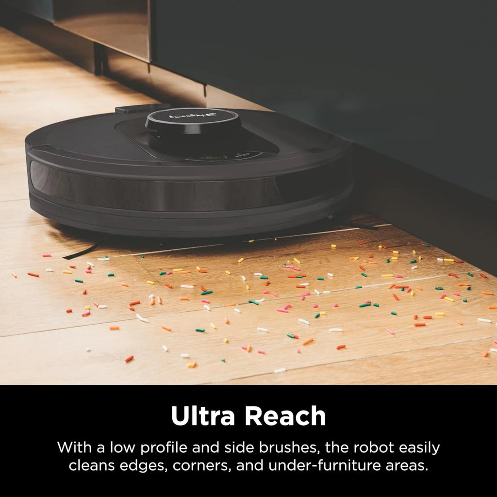 Voice Control Robot Vacuum with Matrix Clean Navigation, Home Mapping, 60-Day Capacity, XL Self-Empty Base for Homes with Pets, Carpet & Hard Floors, Cool Grey