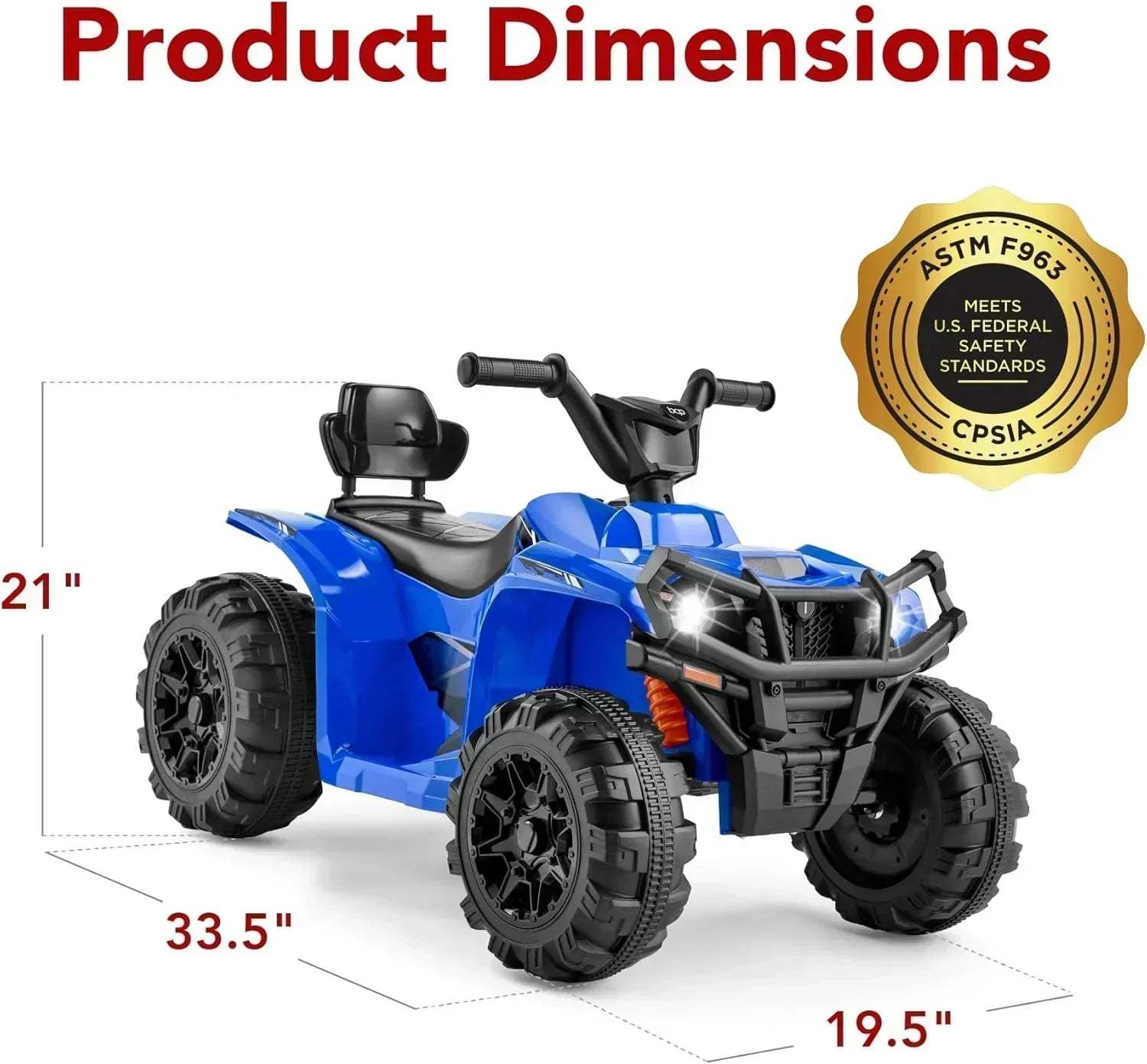 Best Choice Products 12V Kids Ride-On Electric ATV 4-Wheeler Quad Car Toy Bluetooth Audio