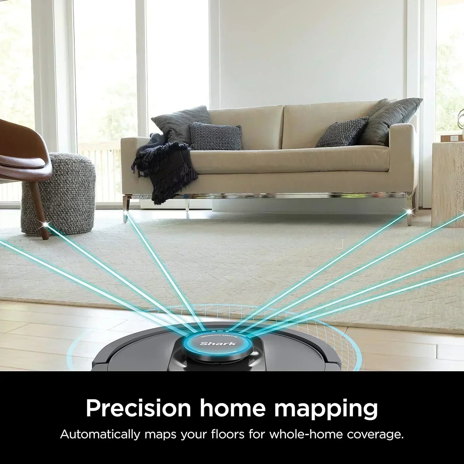 Voice Control Robot Vacuum with Matrix Clean Navigation Home Mapping 60-Day Capacity