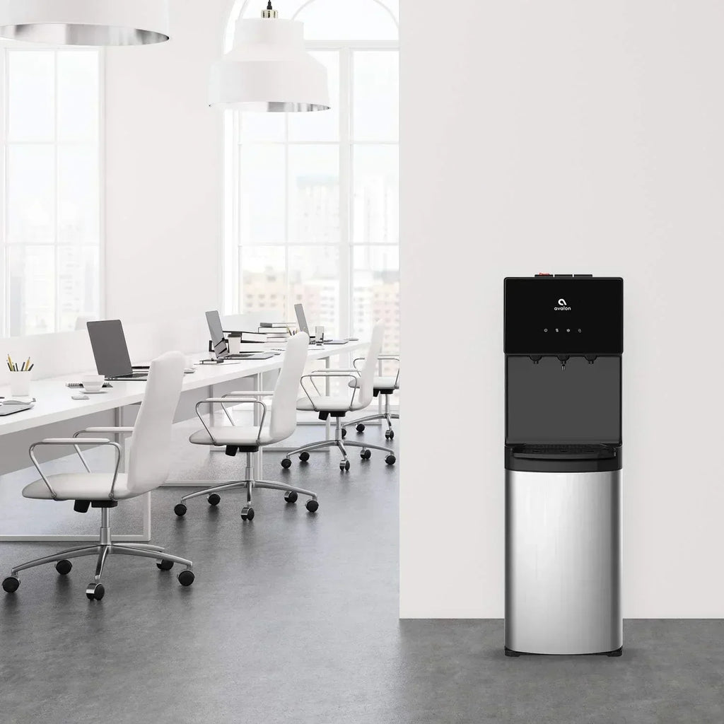 Avalon Bottom Loading Water Cooler Water Dispenser with BioGuard 3 Temperature Settings