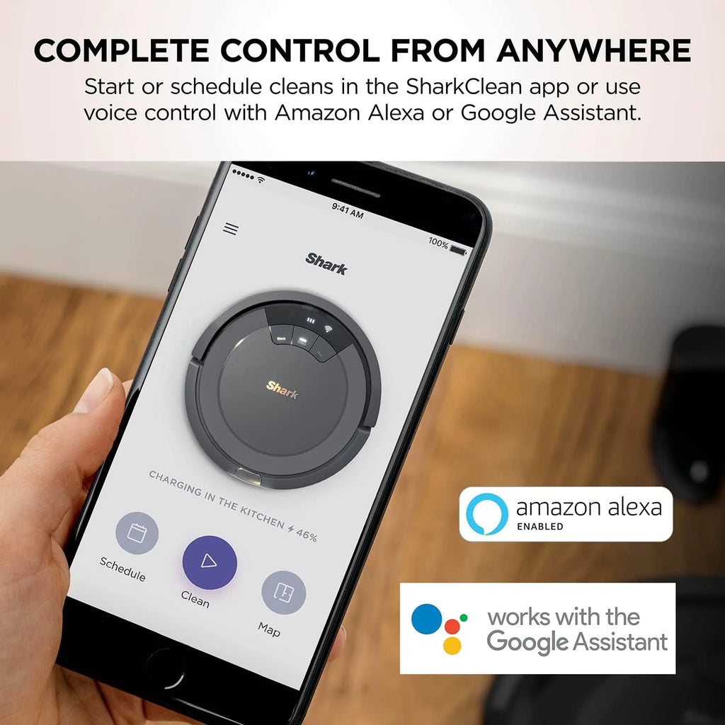 Robotic vacuum cleaner Voice Control Robot Vacuum with Matrix Clean Navigation, Home Mapping, 60-Day Capacity, XL Self-Empty Base for Homes with Pets, Carpet & Hard Floors