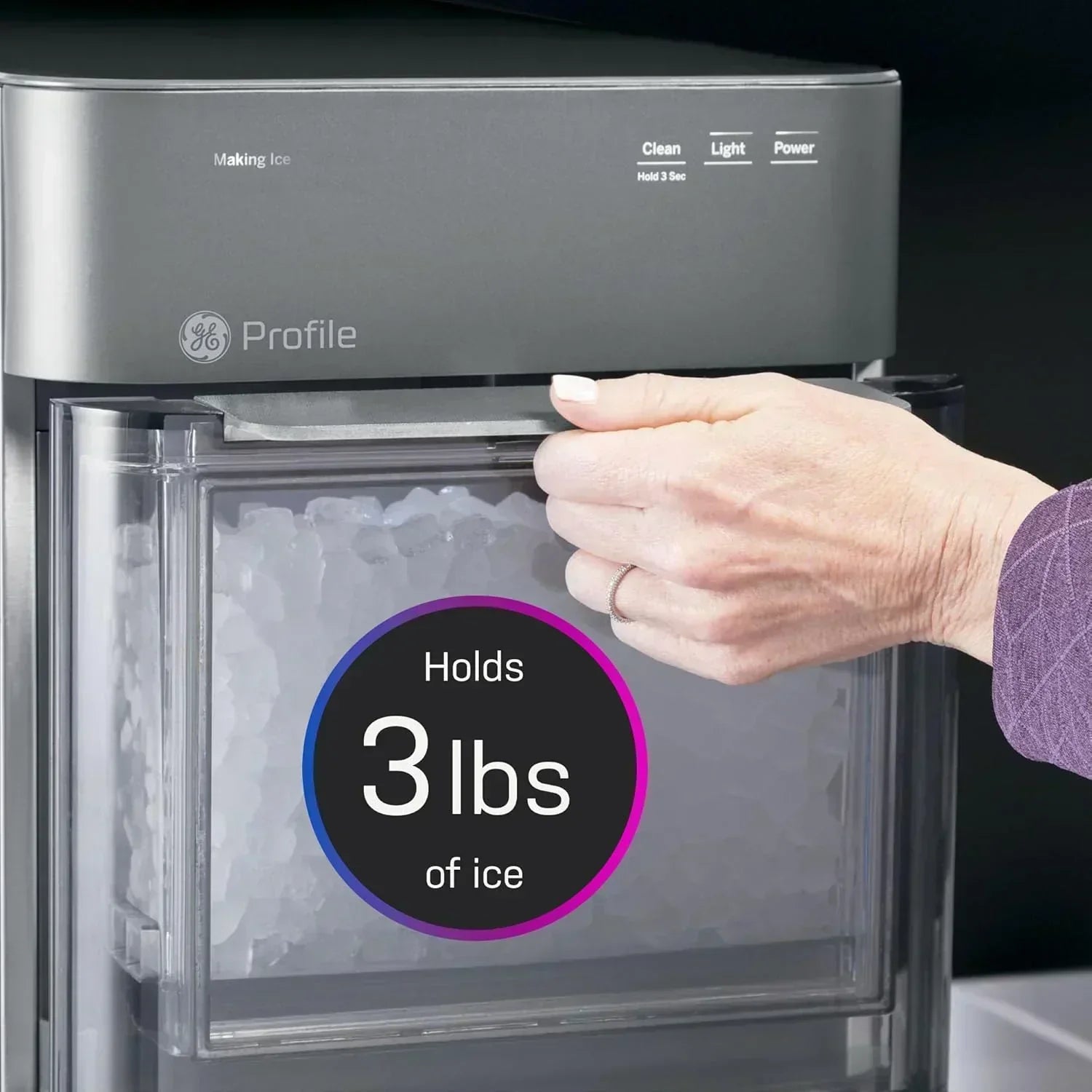 GE Profile Opal 2.0 with 0.75 Gallon Tank Chewable Crunchable Countertop Nugget Ice Maker