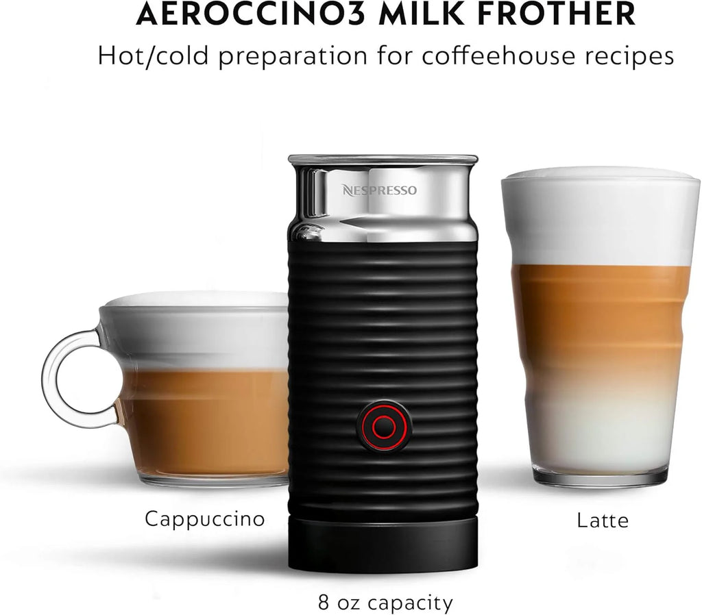 Nespresso Vertuo Plus Coffee and Espresso Maker by De'Longhi, Grey
