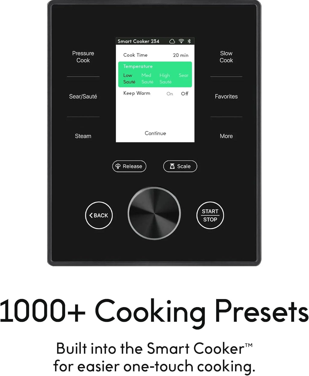CHEF iQ Smart Pressure Cooker with WiFi and Built-in Scale - Easy-to-use 10-in-1 Multi-Cooker Rice Cooker, Slow Cooker, Instant Meal for Foodies